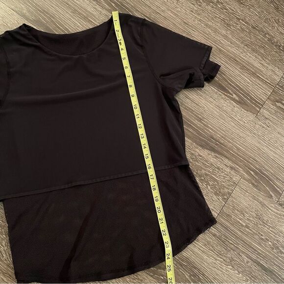 Lululemon Double Layer Short Sleeve Mesh Top - Picture 9 of 9